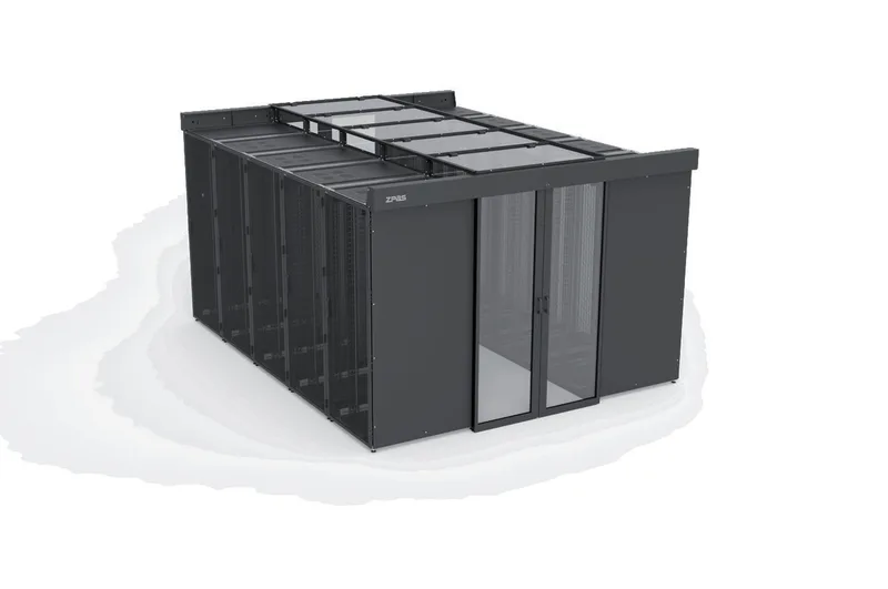 Glasschiebetür für ZPAS Databox Kaltgang, manueller Antrieb