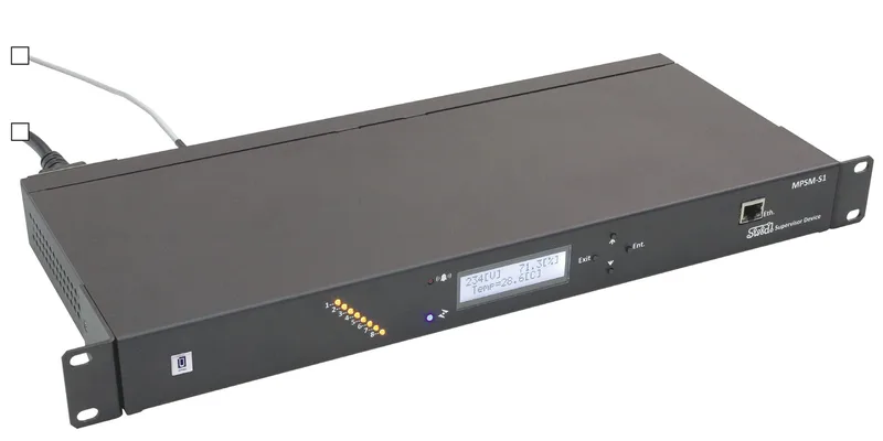 ZPAS MPSM-S1 Mikroprozessor-Panel im 19-Zoll-Format