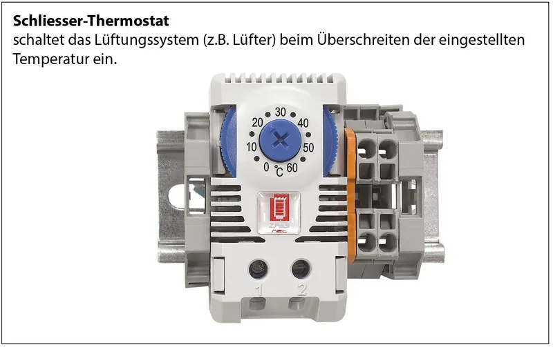 ZPAS Thermostat und Heizgerät für Outdoorschränke