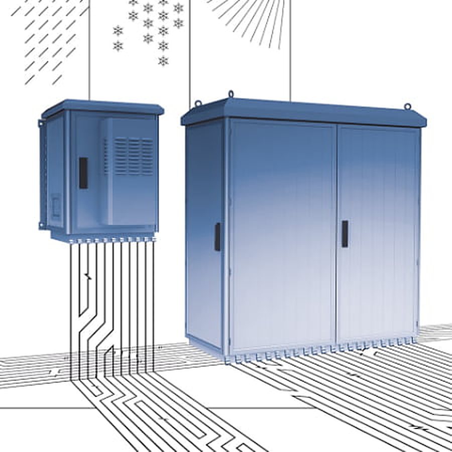 ZPAS Outdoorgehäuse, Outdoor-Schaltschrank & Freiluftschränke IP54/55 Hersteller Deutschland