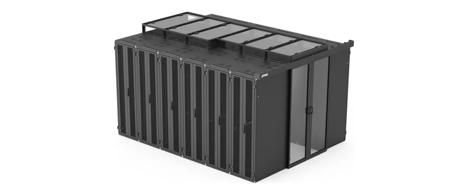 ZPAS Data Center Kaltgang-Einhausung Serverraum-Lösung
