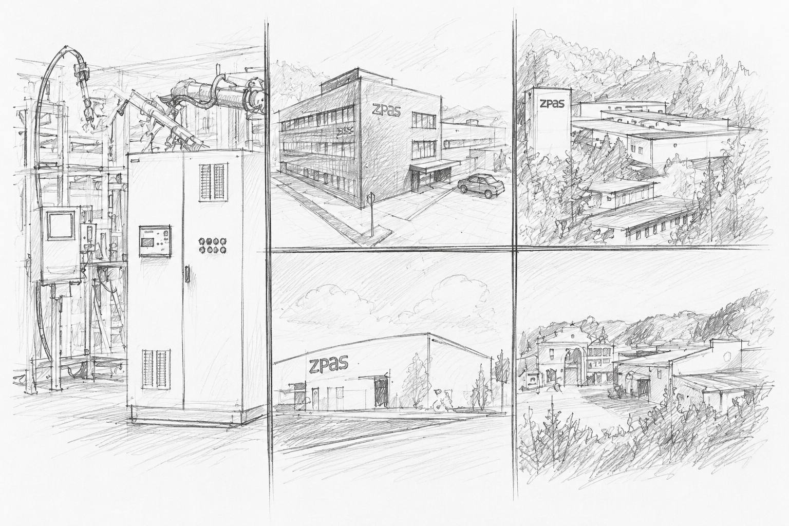 ZPAS Werke und Produktion – Illustration